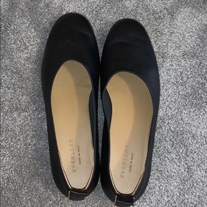 Black everlane flats